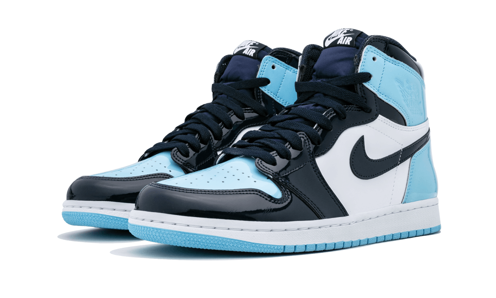 NIKE AIR JORDAN 1 RETRO HIGH UNC OBSIDIAN PATENT - Alti Brand 