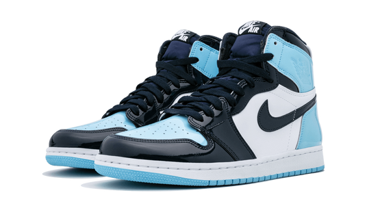 NIKE AIR JORDAN 1 RETRO HIGH UNC OBSIDIAN PATENT - Alti Brand 