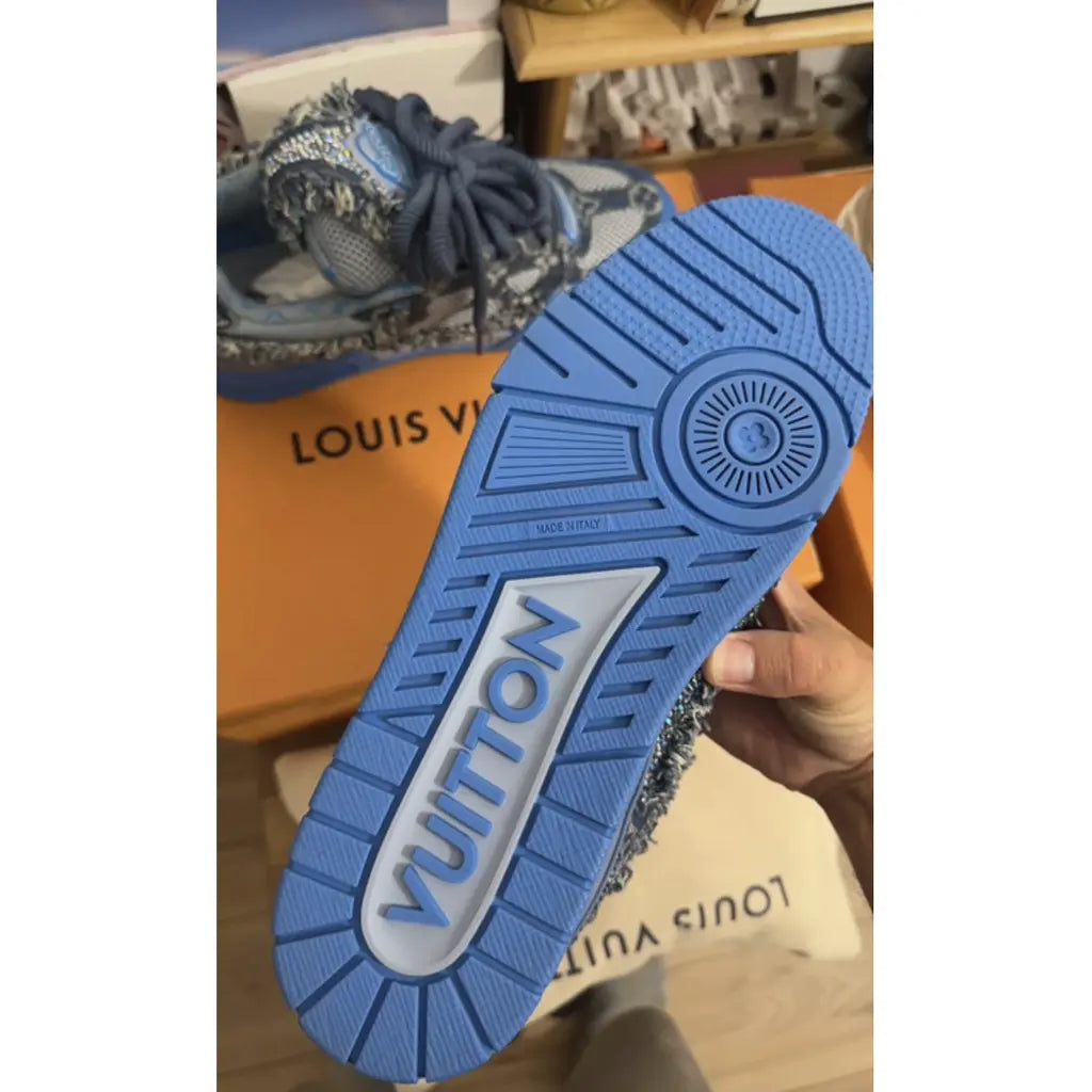LOUIS VUITTON SKATE SWAROSKI BLUE
