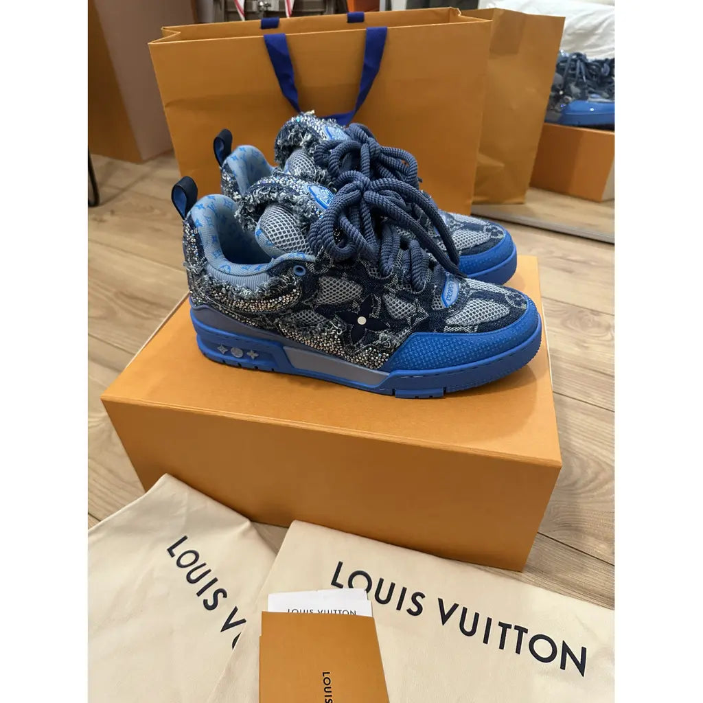 LOUIS VUITTON SKATE SWAROSKI BLUE