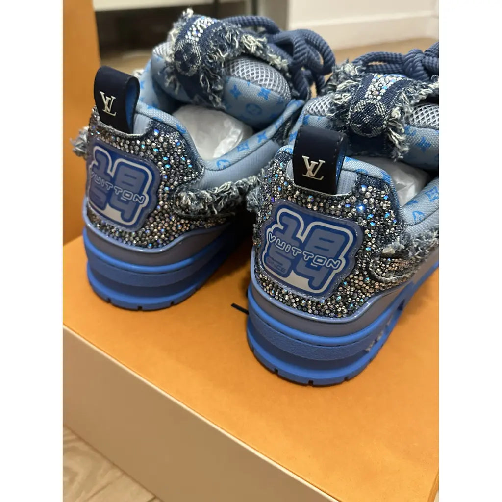 LOUIS VUITTON SKATE SWAROSKI BLUE