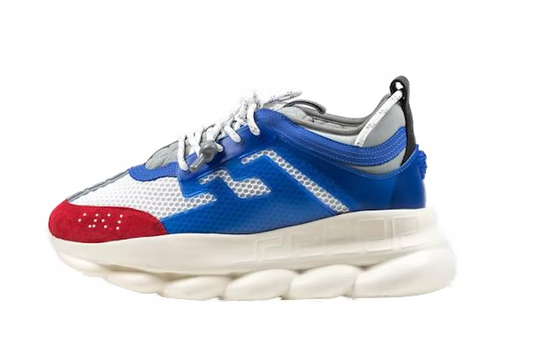 VERSACE CHAIN REACTION WHITE BLUE RED
