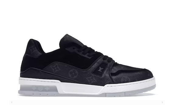 LOUIS VUITTON TRAINER BLACK MONOGRAM