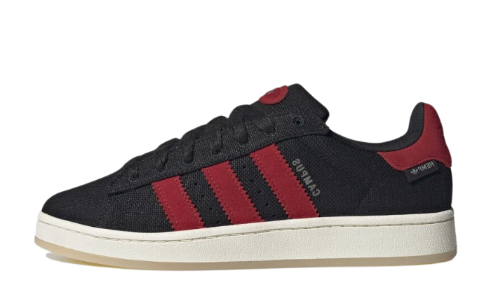 ADIDAS CAMPUS BLACK-RED-WHITE
