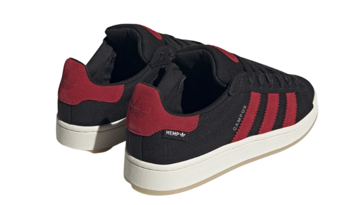 ADIDAS CAMPUS BLACK-RED-WHITE