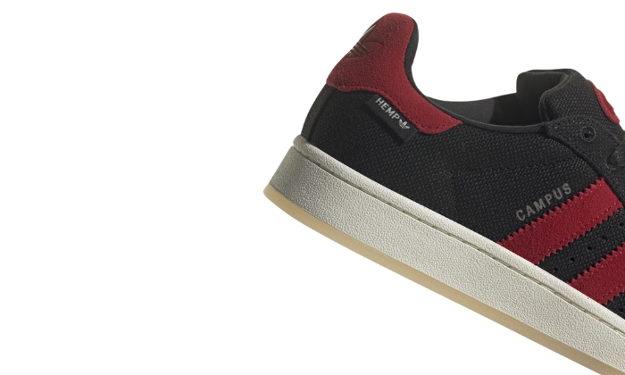 ADIDAS CAMPUS BLACK-RED-WHITE