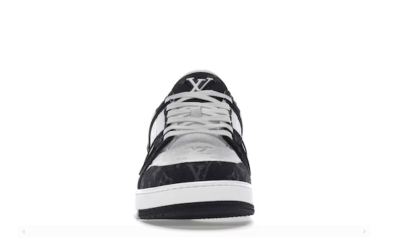 LOUIS VUITTON TRAINER WHITE BLACK