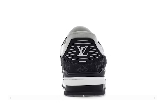 LOUIS VUITTON TRAINER WHITE BLACK