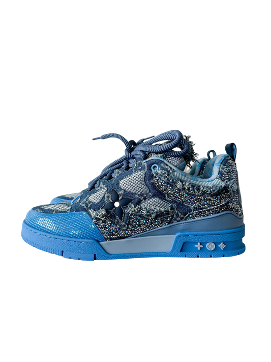 LOUIS VUITTON SKATE SWAROSKI BLUE