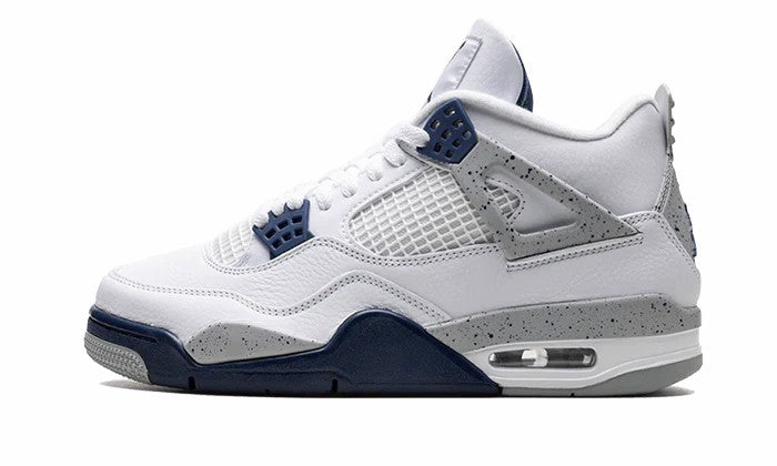 AIR JORDAN 4 RETRO WHITE MIDNIGHT NAVY