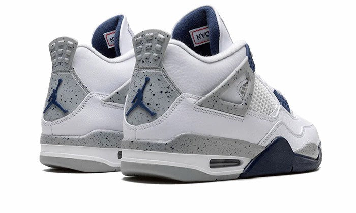 AIR JORDAN 4 RETRO WHITE MIDNIGHT NAVY