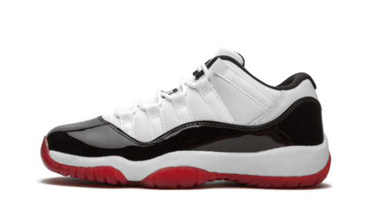 JORDAN 11 LOW WHITE BRED