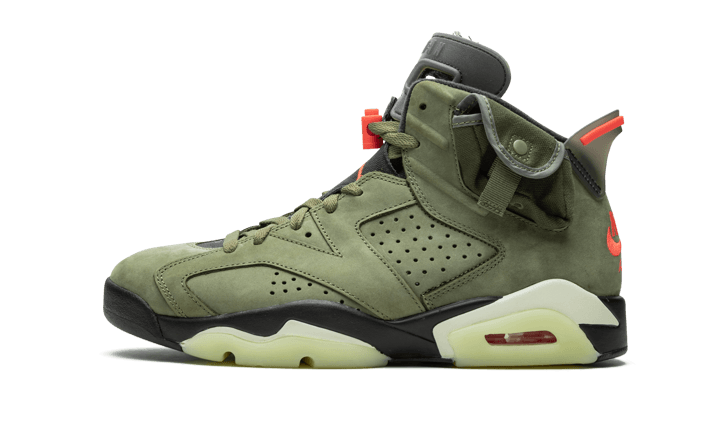 JORDAN 6 TRAVIS SCOTT MEDIUM OLIVE