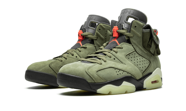 JORDAN 6 TRAVIS SCOTT MEDIUM OLIVE