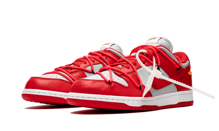 NIKE DUNK X OFF WHITE UNIVERSITY RED