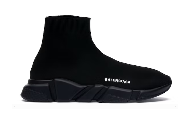 BALENCIAGA SPEED TRAINER BLACK
