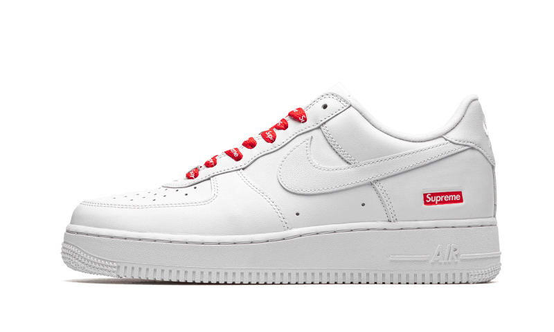NIKE AIR FORCE 1 WHITE SUPREME