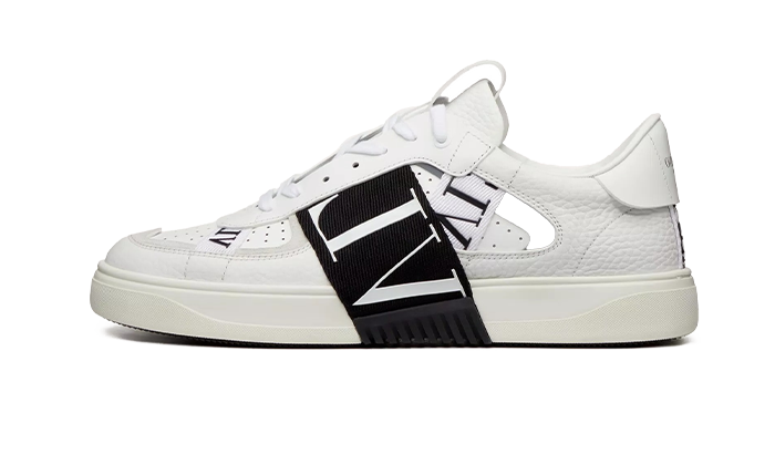 VALENTINO GARAVANI SNEAKER LOW-TOP VL7N WHITE BLACK
