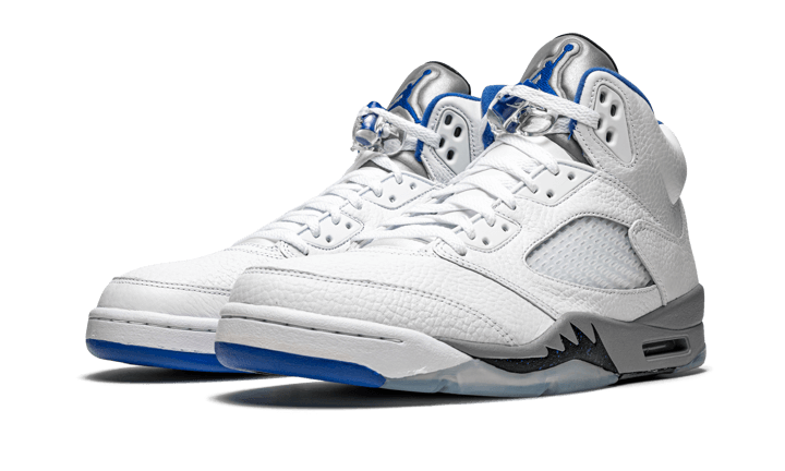 JORDAN 5 RETRO WHITE STEALTH